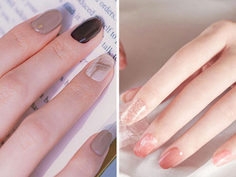 Marble Quartz Gel Nail Art Stickers