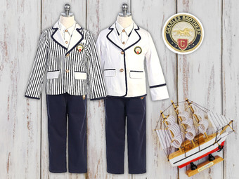 3-piece Nautical Marine Suit