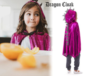 Dragon Cloak Cape, Pink