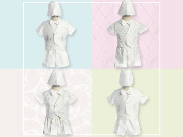 5-piece Heirloom Silk-like Vest Set