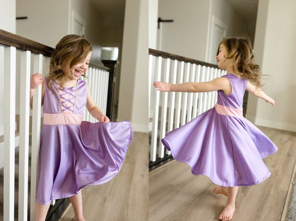 Rapunzel Princess Twirl Dress