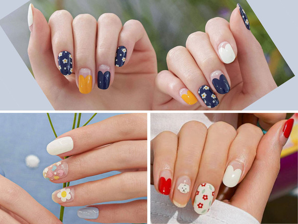 Daisy Gel Nail Art Stickers