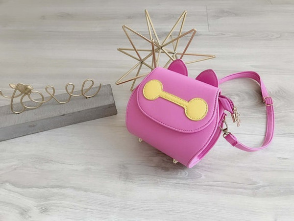 Baymax Pink Sling Purse