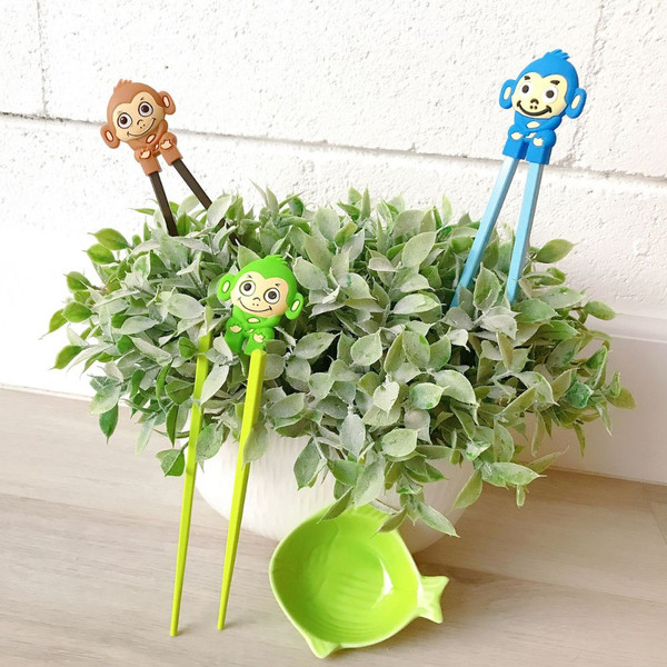 Cute Monkey Training Chopsticks