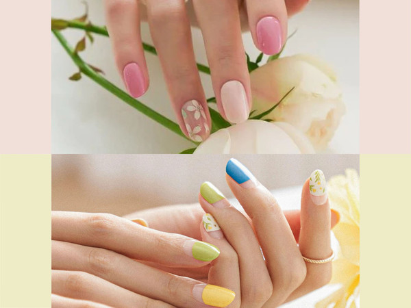 Flowers Gel Nail Art Stickers