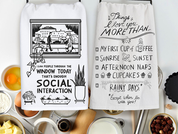 Kitchen Tea Towel Hilarious Heartwarming Puns