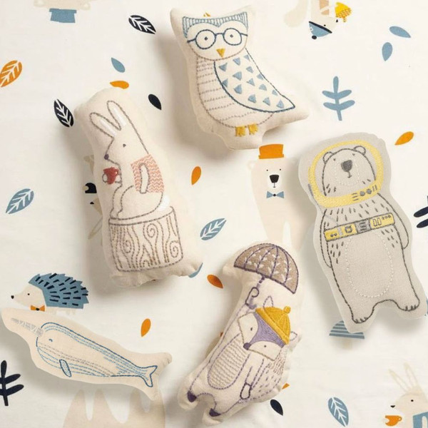 Hypoallergenic Cotton Linen Baby Plush Toy