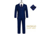 Slim Fit 7-piece Suit, Navy Indigo Royal Blue