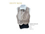 4-piece Sparkle Vest Set, Burgundy Gold Indigo Rose-Gold Silver