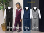 Slim Fit Vest 6-piece Set: Black, Burgundy, Indigo Navy, Silver