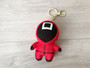 Squid Game Guard Plush Keychain