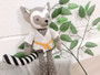 14" Organic Cotton Rattle Plush, Lemur