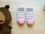 Baby Cotton Plush Rattle Socks, Pig
