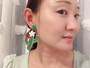 Beaded Cactus Earrings