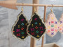 Beaded Teardrop Earrings