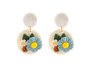 Boho Soft Clay Flowers Earrings