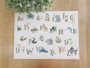 Alphabet Animals Vinyl Placemat