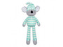 14" Organic Cotton Rattle Plush, Pastel