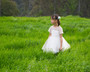 Lace Top White Tulle Dress