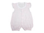 Infant Toddler Organic Cotton Muslin Sleeve Dots Romper