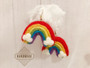 Felt Wool Rainbow Earrings