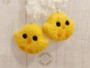 Felt Wool Chick Earrings