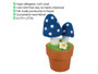 Felt Mushroom Potted Plant