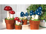 Felt Mushroom Potted Plant