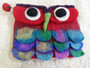 Felted Wool Owl Pouch