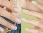 Mint Lilac Gel Nail Stickers