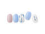 Nacre Light Blue Gel Nail Art Stickers