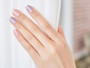 Lavender Metallic Gel Nail Art Stickers