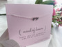 Maid of Honor Gifts Double Heart Necklace & Card