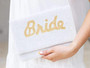 Bride Beaded Sparkle White Clutch