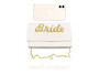 Bride Beaded Sparkle White Clutch