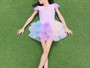 Lilac Ballet Tutu Dress, 3 Color Bows