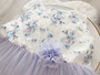 Lilac Tulle Floral Embroidery Dress