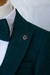 Boy Slim-Fit 4-Piece Tweed Suit, Emerald Green