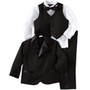 James Bond Boy Regular Fit 5-piece Black Tuxedo