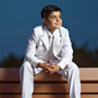 Baby to Boy Regular Fit 5-Piece Suit, White