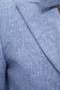 Boy Slim-Fit Cotton Linen Suit, Blue Gray Khaki