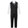 Vest Slim Fit Set, Black Blue Vest Slim Fit Set, Black Blue