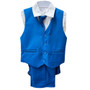 Vest Slim Fit Set, Black Blue Vest Slim Fit Set, Black Blue