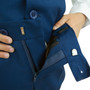 Vest Set with Pants Shirt Tie, Black Indigo Navy Blue