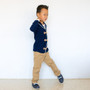 3-pc Cardigan, Khaki Pants, Sweatshirt Set, Size 6