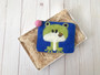 Felted Wool Frog Pouch