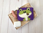 Felted Wool Frog Pouch