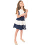 Navy White Nautical 2-Piece Dress