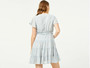 Mommy & Me Seafoam Smocked Waist Swiss Dot Dress