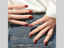 Cherry Red Gel Nail Art Stickers